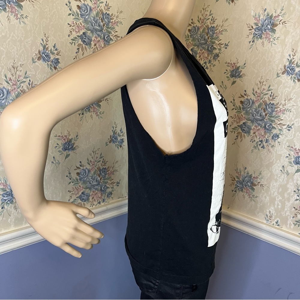 5 Seconds Of Summer Black Graphic Muscle Top, Size S - Picture 2 of 10